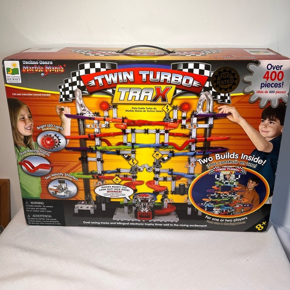 New. Turbo Trax Building Set
Marble Mania Raceway 2010 
Learning Journey
RARE